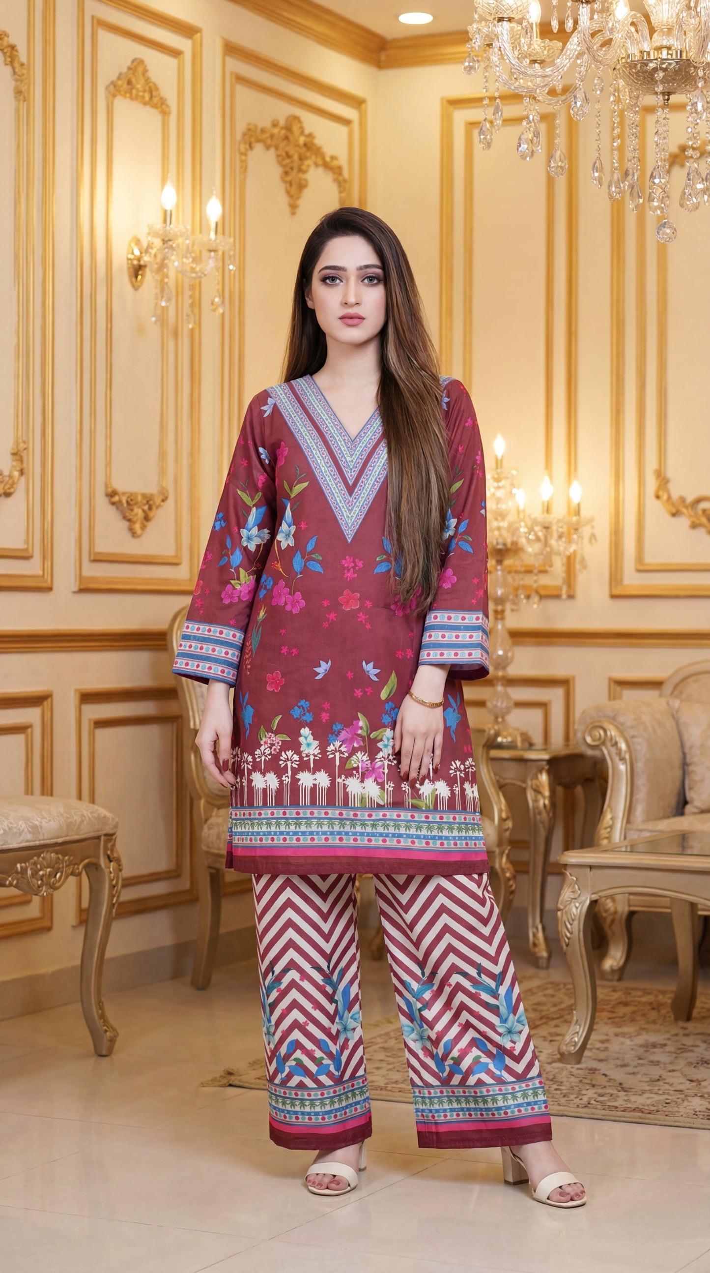 Botanical Fusion Series – 2-Piece Printed Lawn Co-ord Collection