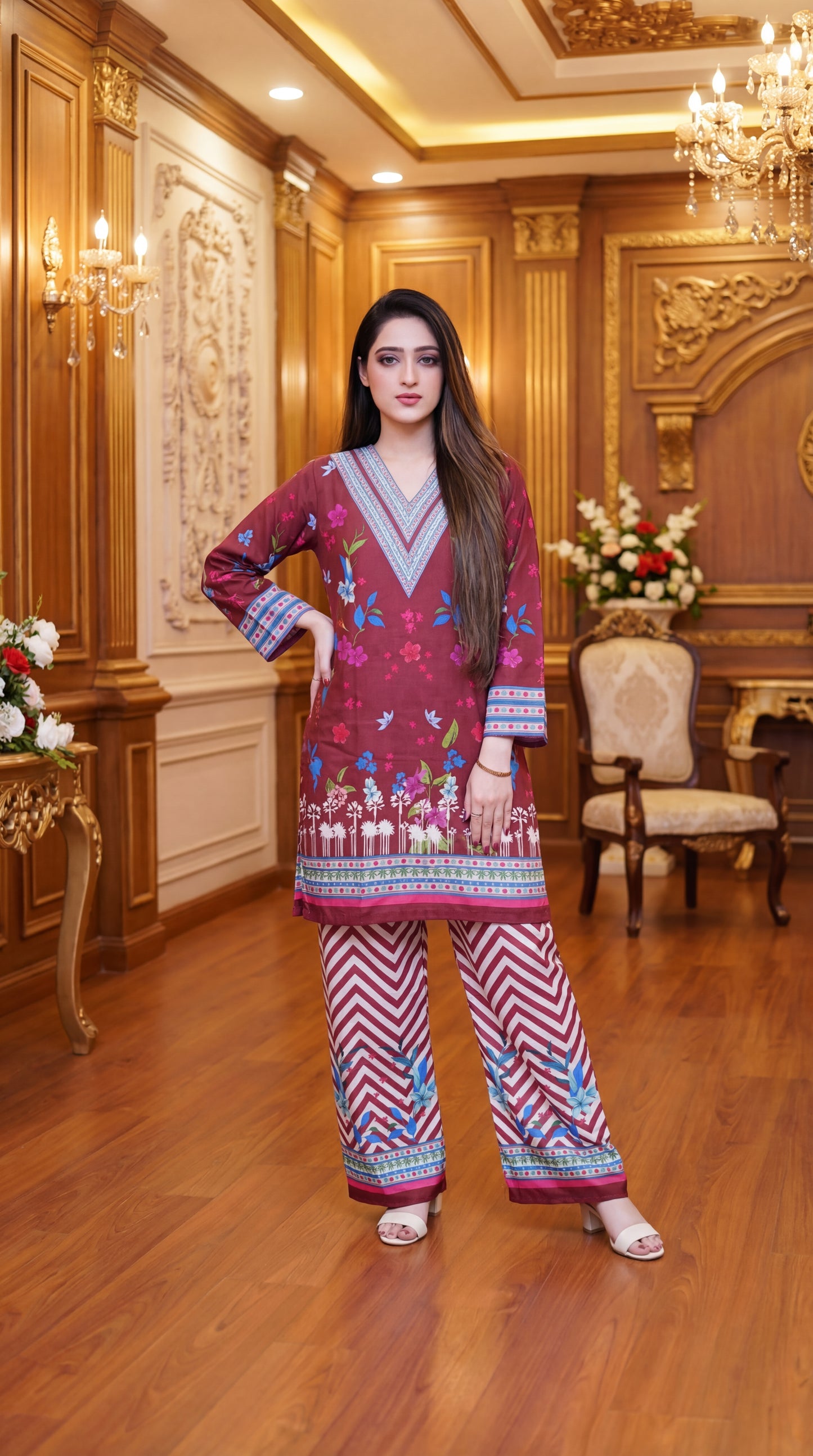 Botanical Fusion Series – 2-Piece Printed Lawn Co-ord Collection